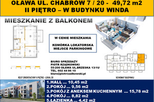 Mieszkanie na sprzedaż 50m2 oławski Oława Chabrów - zdjęcie 1