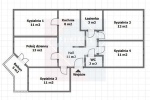 Mieszkanie na sprzedaż 82m2 Warszawa Ursynów Wilhelma Konrada Roentgena - zdjęcie 2