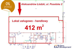 Komercyjne do wynajęcia 412m2 zgierski Aleksandrów Łódzki Poselska - zdjęcie 1