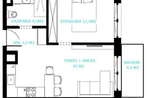 Mieszkanie na sprzedaż 39m2 Katowice Os Paderewskiego - Muchowiec Os. Paderewskiego Graniczna - zdjęcie 3