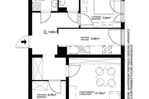 Mieszkanie na sprzedaż 58m2 Warszawa Mokotów Wita Stwosza - zdjęcie 3