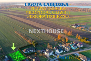 Działka na sprzedaż 962m2 gliwicki Rudziniec Ligota Łabędzka - zdjęcie 1