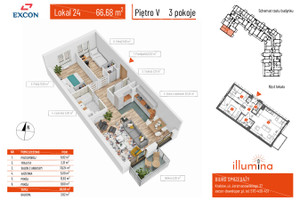 Mieszkanie na sprzedaż 67m2 Kraków Bieżanów-Prokocim Prokocim ul. Erazma Jerzmanowskiego 37 - zdjęcie 2