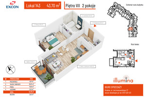 Mieszkanie na sprzedaż 44m2 Kraków Bieżanów-Prokocim Prokocim Erazma Jerzmanowskiego 37 - zdjęcie 2