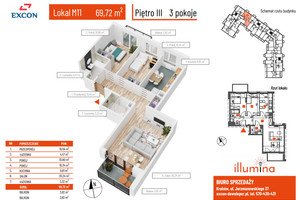 Mieszkanie na sprzedaż 70m2 Kraków Bieżanów-Prokocim Prokocim Erazma Jerzmanowskiego 37 - zdjęcie 2