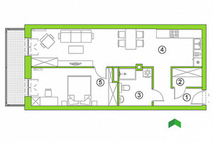 Mieszkanie na sprzedaż 60m2 Lublin Czechów Koncertowa - zdjęcie 3