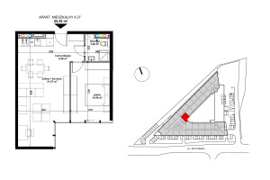 Mieszkanie na sprzedaż 55m2 Wrocław Krzyki - zdjęcie 2