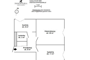 Mieszkanie do wynajęcia 54m2 Warszawa Mokotów Wierzbno Odyńca Antoniego Edwarda - zdjęcie 2