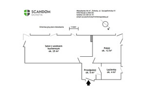 Mieszkanie do wynajęcia 46m2 Warszawa Ochota Szczęśliwice Szczęśliwicka - zdjęcie 2