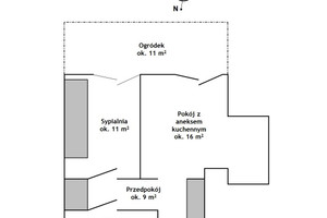 Mieszkanie do wynajęcia 41m2 Warszawa Ursynów Ursynów Północny Dunikowskiego Xawerego - zdjęcie 2