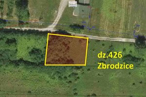 Działka na sprzedaż 800m2 buski Busko-Zdrój Zbrodzice Zbrodzice - zdjęcie 2