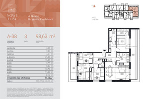 Mieszkanie na sprzedaż 99m2 Bydgoszcz Czyżkówko Flisacka - zdjęcie 3