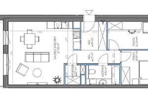 Mieszkanie na sprzedaż 66m2 Bydgoszcz Kapuściska Sandomierska - zdjęcie 3