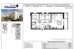 Mieszkanie na sprzedaż 74m2 Bydgoszcz Bartodzieje-Skrzetusko-Bielawki Bartodzieje Filmowa - zdjęcie 3