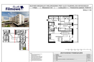 Mieszkanie na sprzedaż 56m2 Bydgoszcz Bartodzieje-Skrzetusko-Bielawki Bartodzieje Filmowa - zdjęcie 3