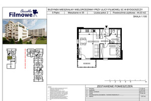 Mieszkanie na sprzedaż 45m2 Bydgoszcz Bartodzieje-Skrzetusko-Bielawki Bartodzieje Filmowa - zdjęcie 3