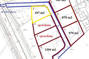 Działka na sprzedaż 697m2 Siemianowice Śląskie Centrum Obwodowa - zdjęcie 1