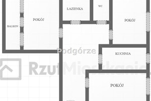 Mieszkanie na sprzedaż 58m2 Kraków Bieżanów-Prokocim Prokocim Konrada Wallenroda - zdjęcie 3