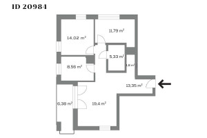 Mieszkanie do wynajęcia 75m2 Warszawa Mokotów Obrzeżna - zdjęcie 2