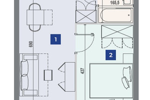 Mieszkanie do wynajęcia 37m2 Wrocław Fabryczna Na Ostatnim Groszu /1 piętro - zdjęcie 2