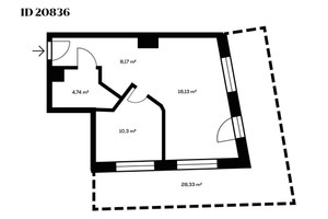 Mieszkanie do wynajęcia 43m2 Warszawa Śródmieście Zajęcza - zdjęcie 2