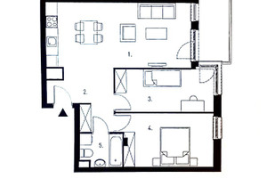 Mieszkanie do wynajęcia 63m2 Warszawa Mokotów Stanisława Kierbedzia - zdjęcie 2