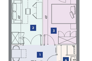 Mieszkanie do wynajęcia 37m2 Wrocław Fabryczna Eugeniusza Horbaczewskiego /6 stoisko nr  - zdjęcie 2