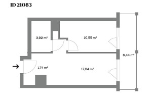 Mieszkanie na sprzedaż 35m2 Wrocław Fabryczna al. Generała Józefa Hallera /lok.  - zdjęcie 2