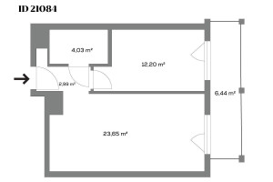 Mieszkanie na sprzedaż 43m2 Wrocław Fabryczna Grabiszyńska - zdjęcie 2