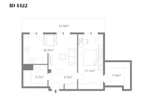 Mieszkanie do wynajęcia 58m2 Kraków Krowodrza Wrocławska - zdjęcie 2