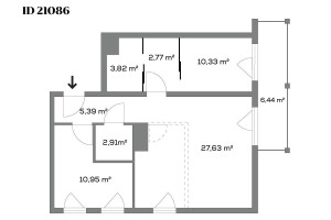 Mieszkanie na sprzedaż 64m2 Wrocław Fabryczna Grabiszyńska - zdjęcie 2