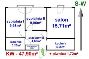 Mieszkanie na sprzedaż 48m2 Warszawa Wola Mirów Waliców - zdjęcie 2