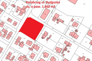 Działka na sprzedaż 1860m2 kołobrzeski Kołobrzeg Bydgoska - zdjęcie 1