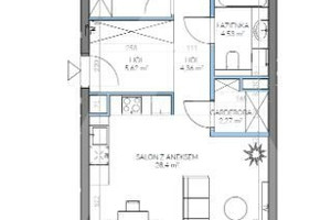 Mieszkanie na sprzedaż 69m2 Bydgoszcz Kapuściska - zdjęcie 2