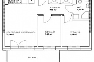 Mieszkanie na sprzedaż 49m2 bydgoski Sicienko - zdjęcie 2