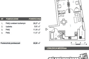 Mieszkanie na sprzedaż 55m2 Bydgoszcz Szwederowo - zdjęcie 2