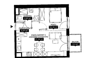 Mieszkanie na sprzedaż 42m2 Łódź Milionowa - zdjęcie 2