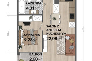 Mieszkanie na sprzedaż 36m2 Kraków Podgórze Płaszów Lasówka - zdjęcie 1