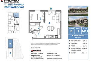 Mieszkanie na sprzedaż 47m2 Bielsko-Biała - zdjęcie 2