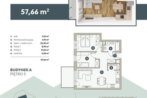 Mieszkanie na sprzedaż 58m2 Bielsko-Biała Os. Beskidzkie - zdjęcie 2