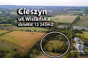 Działka na sprzedaż 12243m2 cieszyński Cieszyn - zdjęcie 2