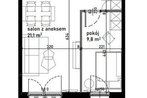 Mieszkanie na sprzedaż 43m2 Poznań Grunwald Jeleniogórska - zdjęcie 3