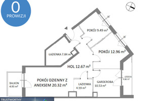 Mieszkanie na sprzedaż 79m2 Kraków Prądnik Czerwony Os. Prądnik Czerwony al. 29 Listopada - zdjęcie 1