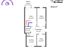 Mieszkanie na sprzedaż 49m2 Lublin Wrotków Nałkowskich - zdjęcie 1