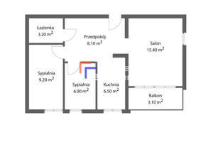 Mieszkanie na sprzedaż 47m2 Warszawa Praga-Północ Korsaka - zdjęcie 2