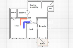 Mieszkanie na sprzedaż 69m2 Wrocław Śródmieście Ołbin Żeromskiego - zdjęcie 2