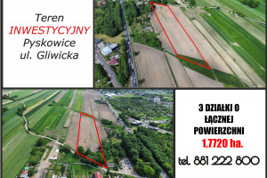 Działka na sprzedaż 17720m2 gliwicki Pyskowice Pyskowiece, Gliwicka - zdjęcie 1