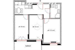 Mieszkanie na sprzedaż 49m2 Kraków Grzegórzki Fabryczna - zdjęcie 2