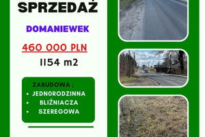 Działka na sprzedaż pruszkowski Brwinów Domaniewek - zdjęcie 1