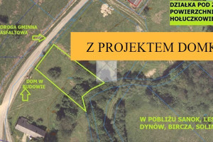 Działka na sprzedaż 800m2 sanocki Tyrawa Wołoska Hołuczków - zdjęcie 1